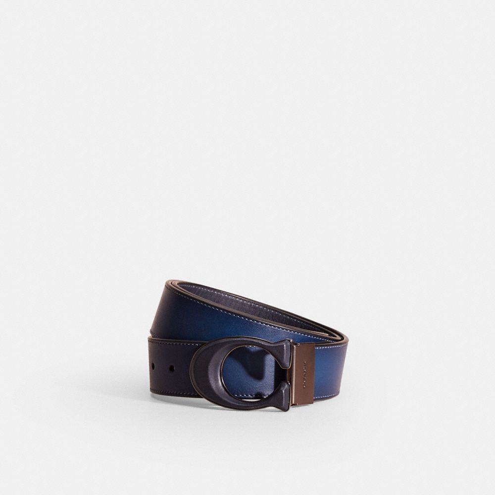 COACH®  Signature Buckle Belt, 38 Mm