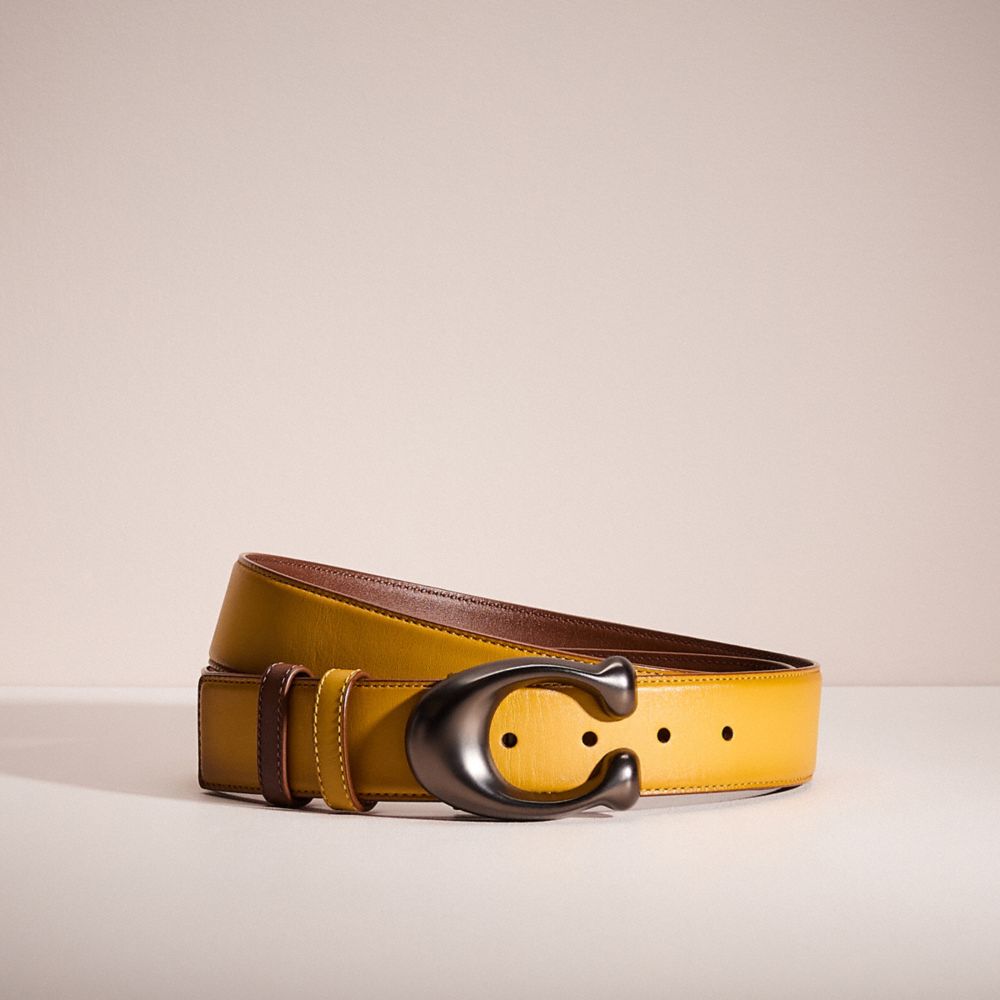 signature buckle belt 38 mm