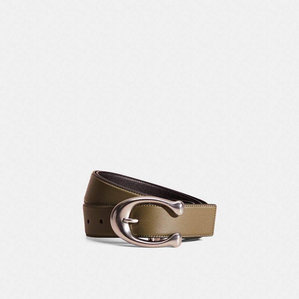 COACH®: Signature Buckle Cut To Size Reversible Belt, 38 Mm