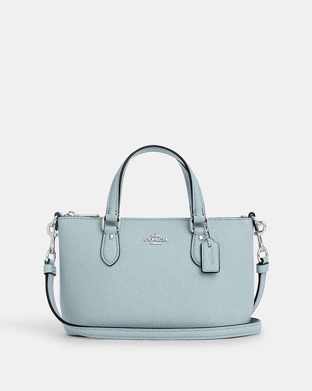 Coach Outlet Mini Gallery Crossbody In Signature Canvas in Blue
