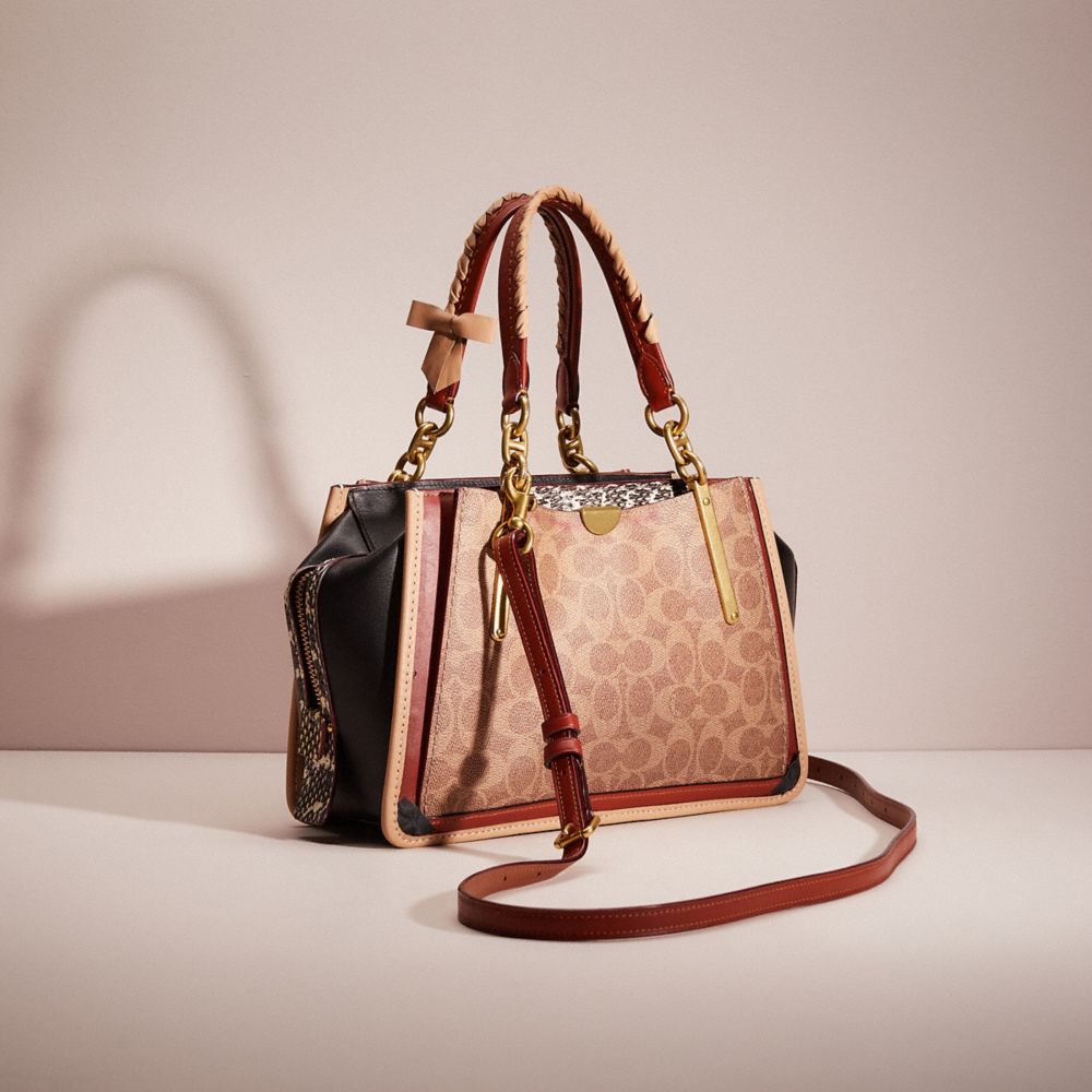 Upcrafted Dreamer In Signature Canvas With Snakeskin Detail COACH