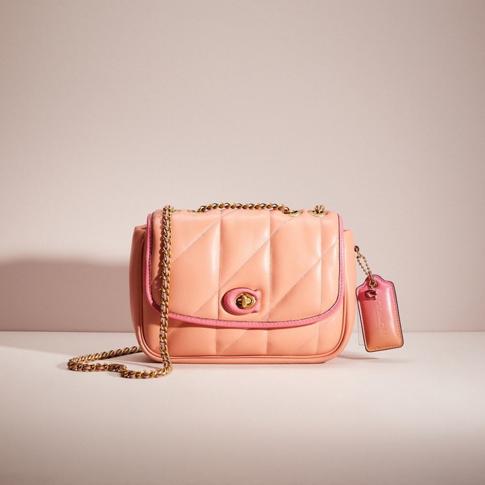 Coach Pillow Madison Quilted Leather Shoulder Bag In Bright Pink