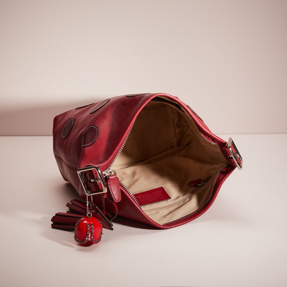 Coach red duffle on sale bag