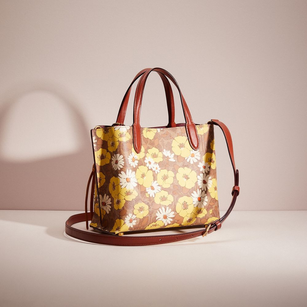 Upcrafted Willow Tote 24 In Signature Canvas With Floral Print