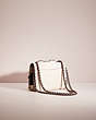 COACH®,UPCRAFTED PARKER 18 WITH RIVETS,Refined Calf Leather,Small,Pewter/Chalk,Angle View