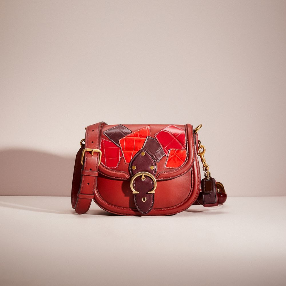 Coach glovetanned leather saddle bag online