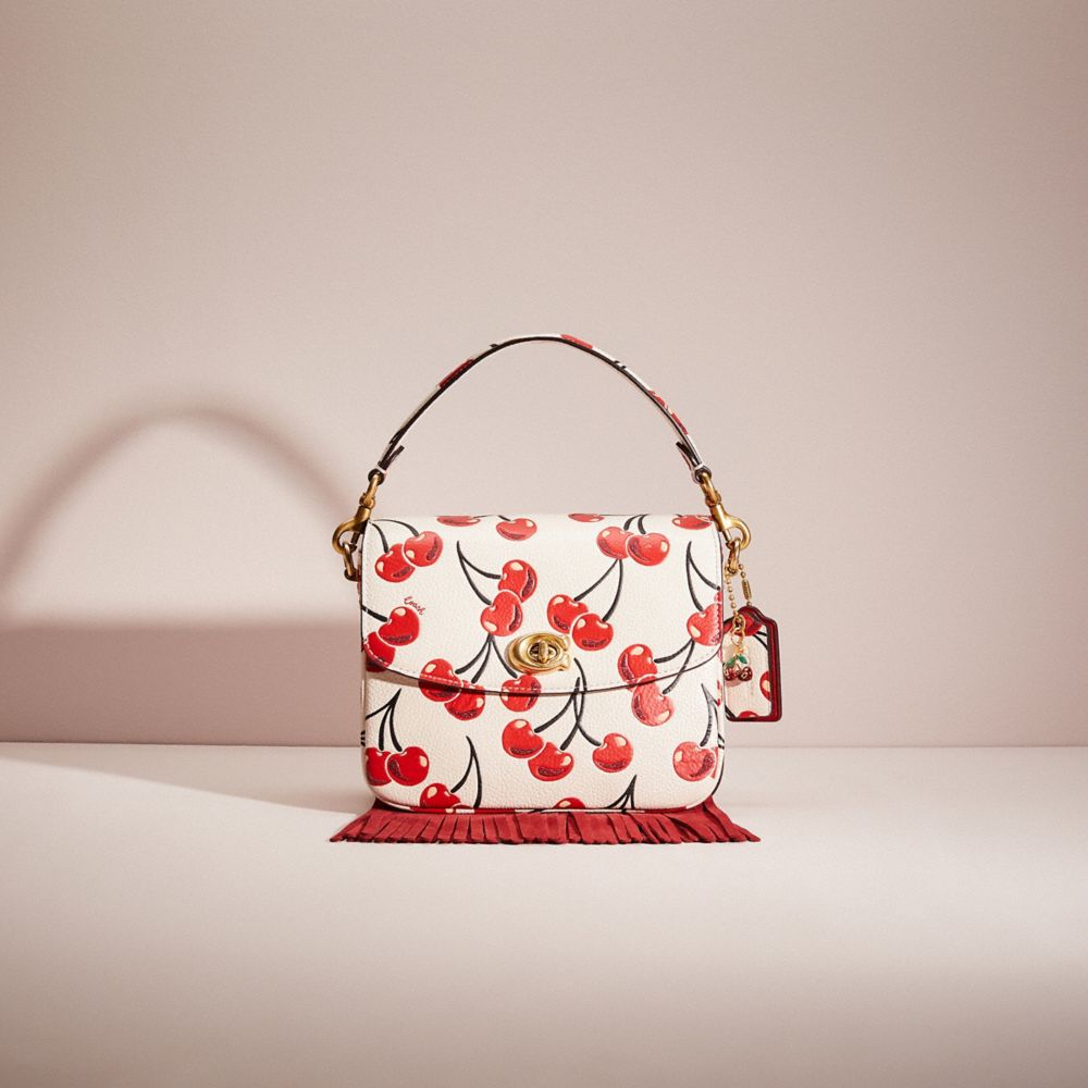 Coach cherry sale print bag