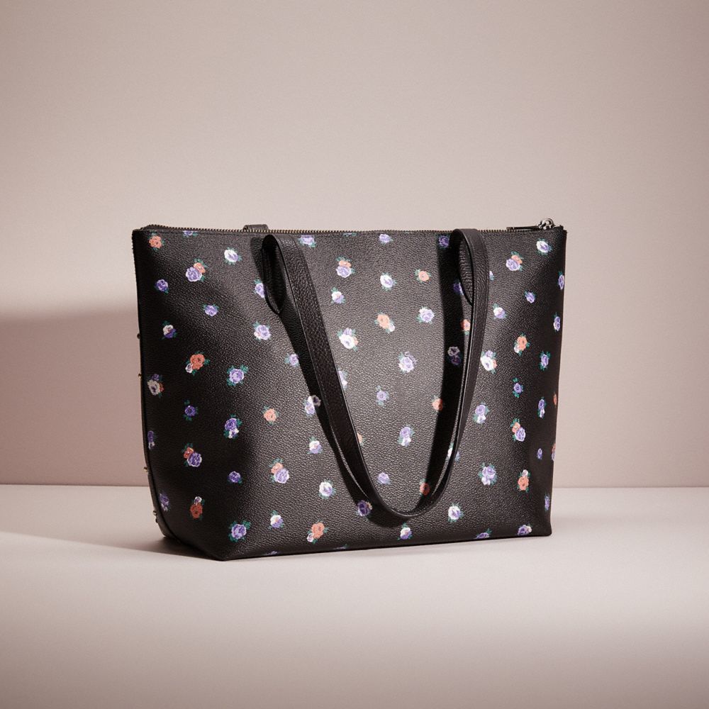 Upcrafted Taylor Tote With Vintage Rosebud Print