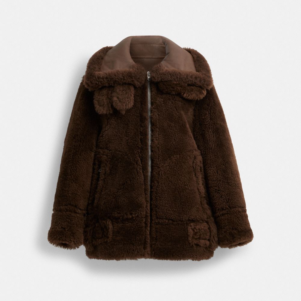 Coach on sale teddy coat