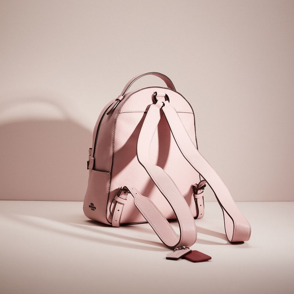 Light pink coach discount backpack