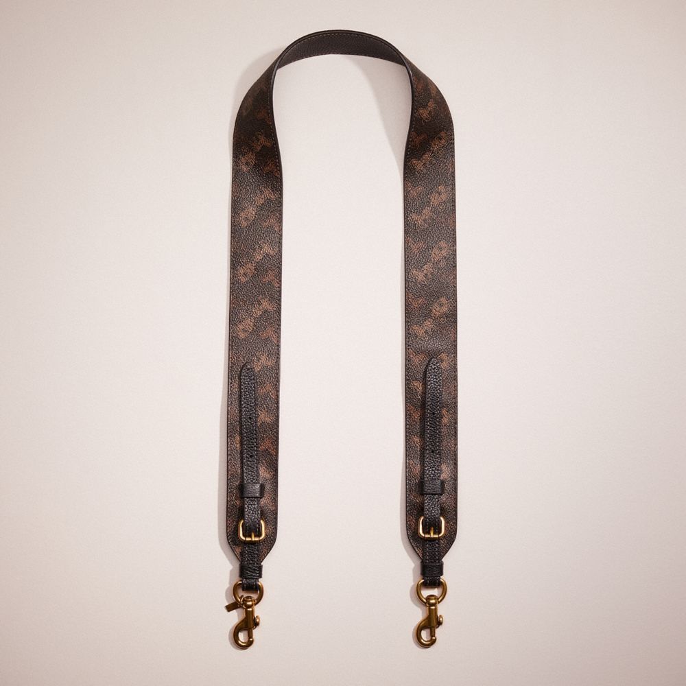 COACH®: Strap With Horse And Carriage Print