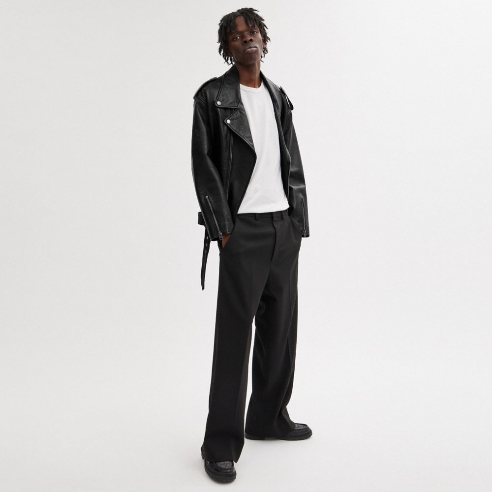 COACH®: Leather Trousers