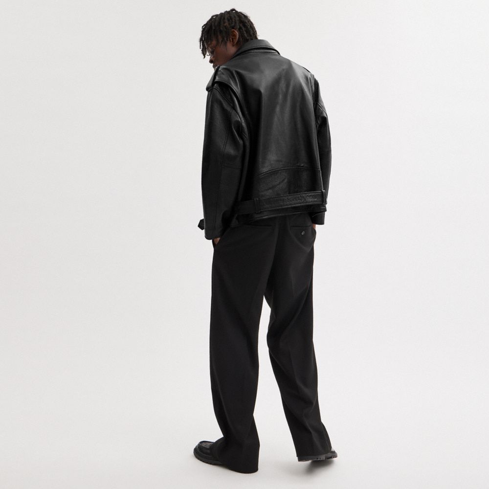 COACH®,TAILORED PANTS,Black,Scale View