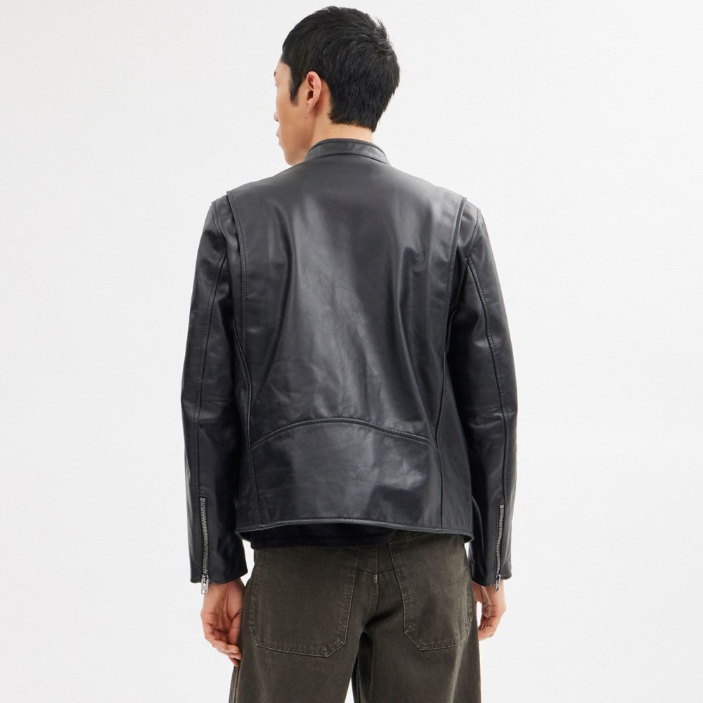 Мужские куртки Coach Leather Racer — фото 4