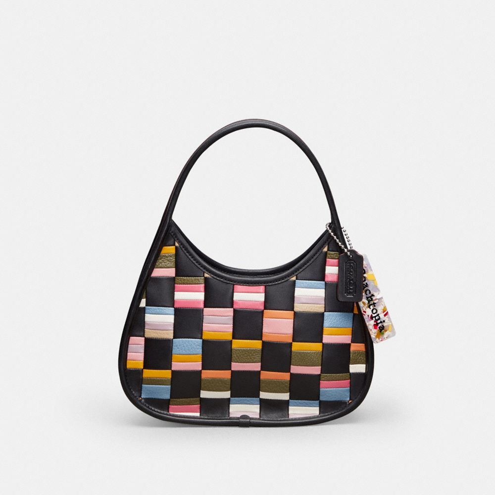 Ergo Bag In Wavy Checkerboard Upcrafted Leather