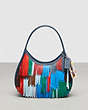 COACH®,Ergo Bag in Fringe Upcrafted Leather,Upcrafted Leather™,Small,Multi,Front View