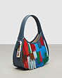 COACH®,Ergo Bag in Fringe Upcrafted Leather,Upcrafted Leather™,Small,Multi,Angle View