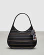 COACH®,Ergo Bag in Zipper Upcrafted Leather,Upcrafted Leather™,Small,Black,Front View