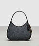COACH®,Ergo Bag in Upcrushed Upcrafted Leather,Upcrafted Leather™,Small,Black,Front View