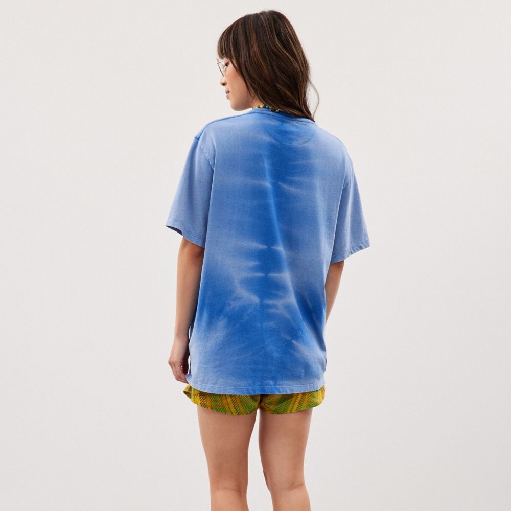 COACH®,Relaxed T Shirt With Wished On A Star Print,,Scale View