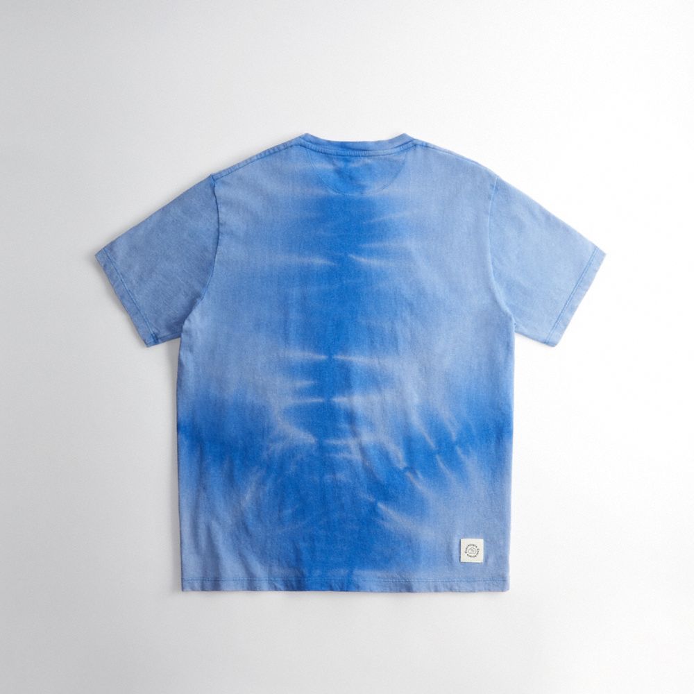 COACH®,Relaxed T Shirt With Wished On A Star Print,,Back View