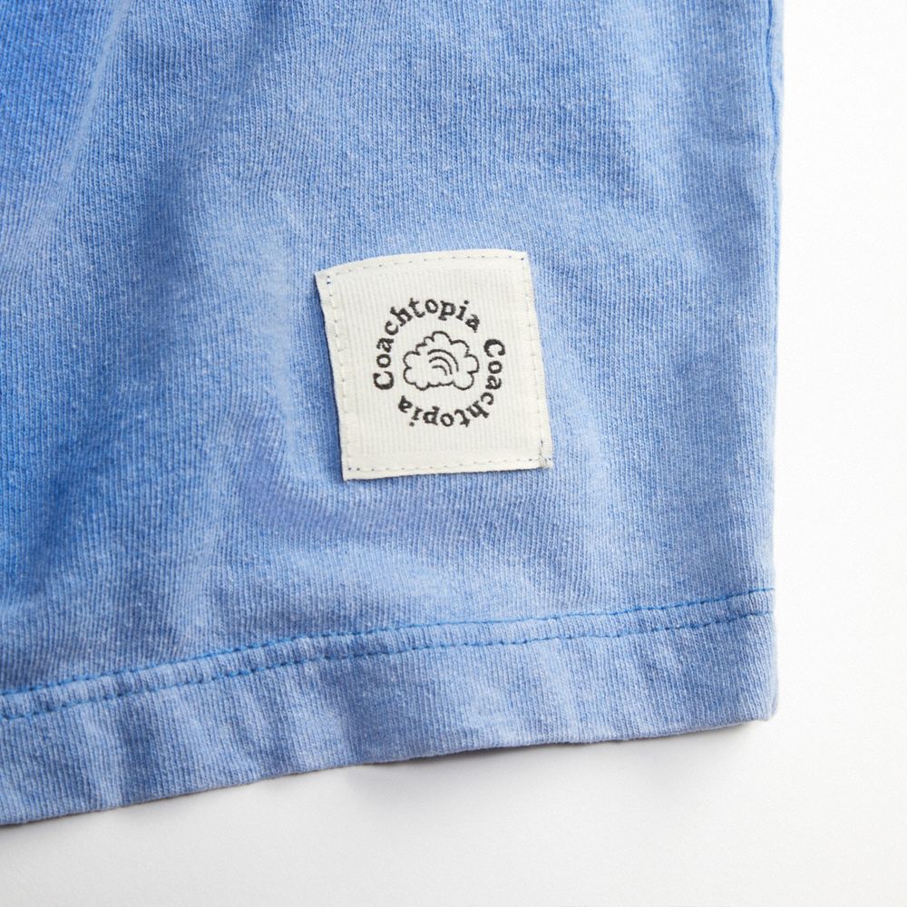COACH®,Relaxed T Shirt With Wished On A Star Print,,Detail View