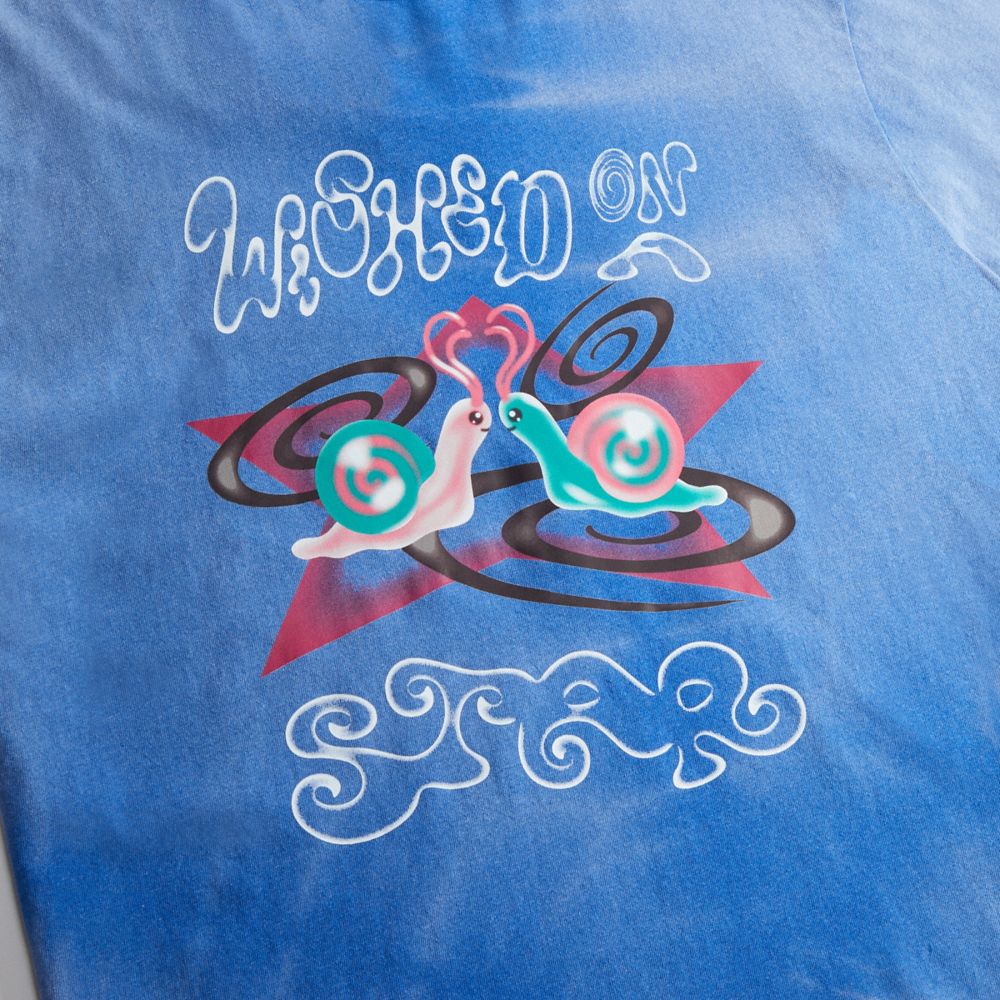 COACH®,Relaxed T Shirt With Wished On A Star Print,,Closer View