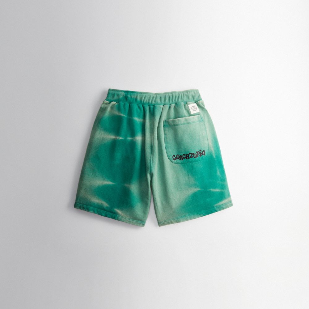 COACH®,Sweat Shorts With Floating Butterfly Print,,Back View