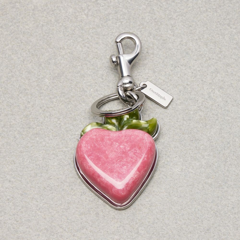 Coach Outlet Strawberry Bag Charm
