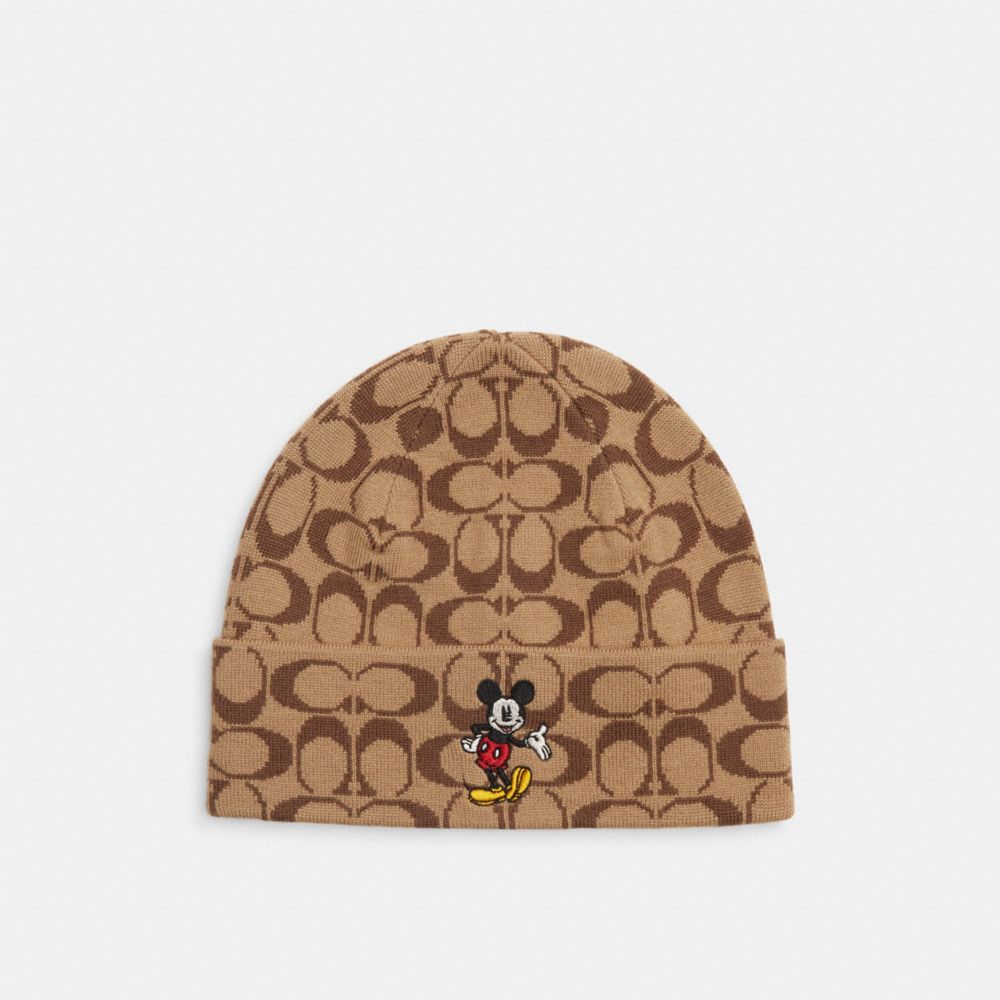 Coach Outlet Disney x Coach Signature Mickey Mouse Muffler - Beige