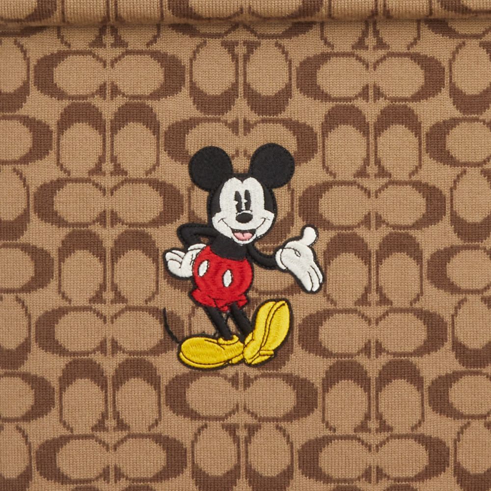 11,280円【DISNEY X COACH】ミッキーマウス / シグネチャー マフラー