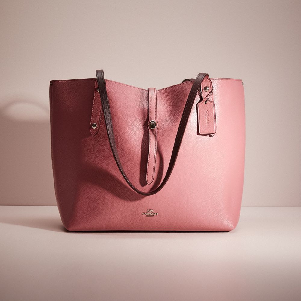 Coach market tote discount pink