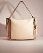 COACH®,RESTORED ALANA TOTE IN COLORBLOCK,Brass/Ivory Multi,Front View