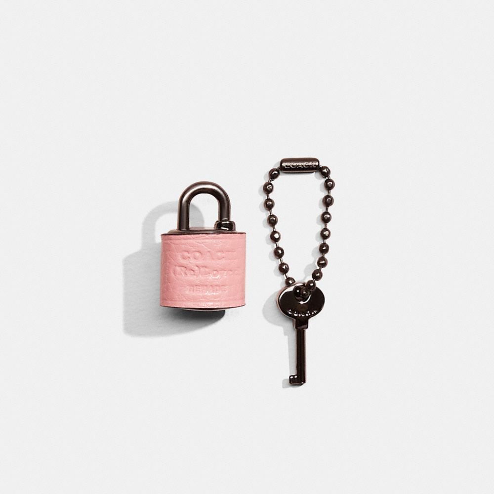 COACH®  Signature Padlock And Key Necklace