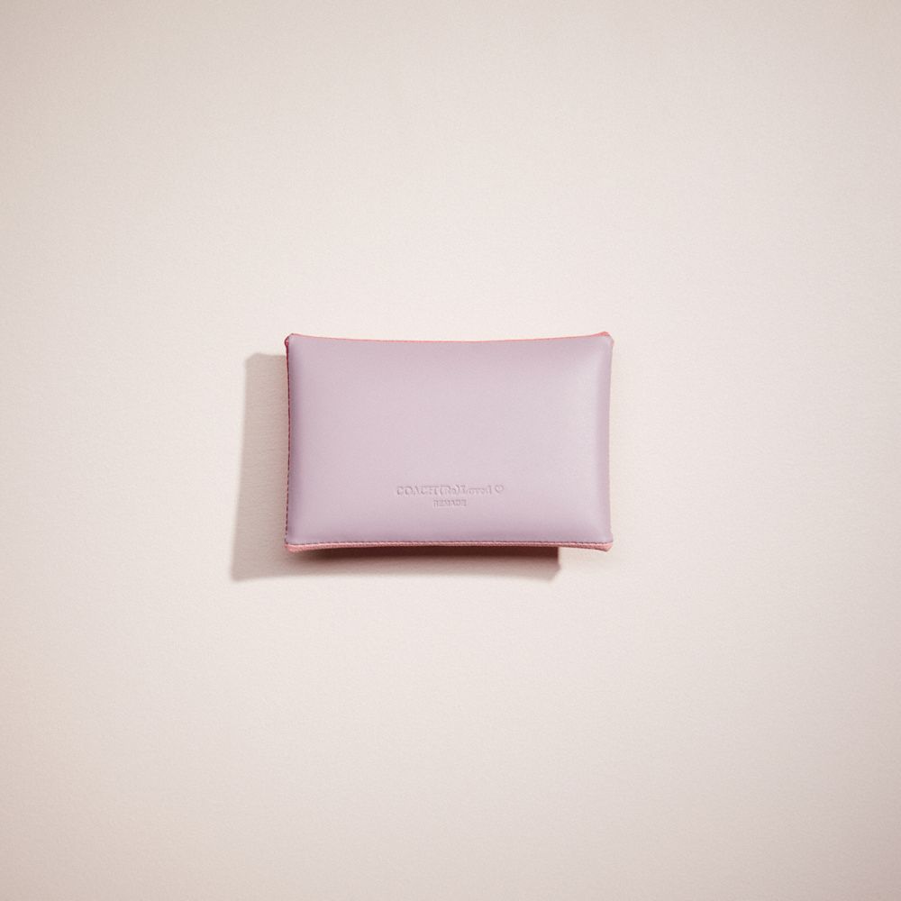 Remade Medium Pouch With Hand Painted Hearts