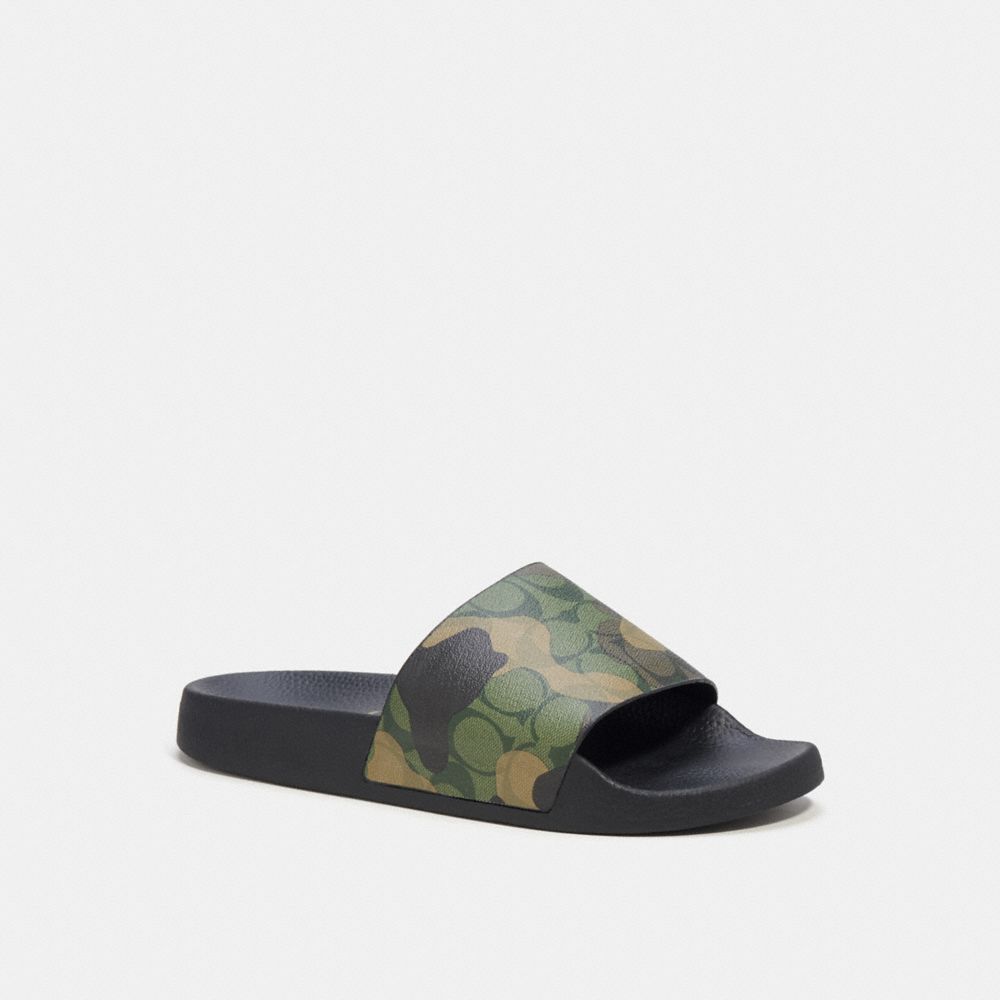 COACH Slide In Camo Print With Signature