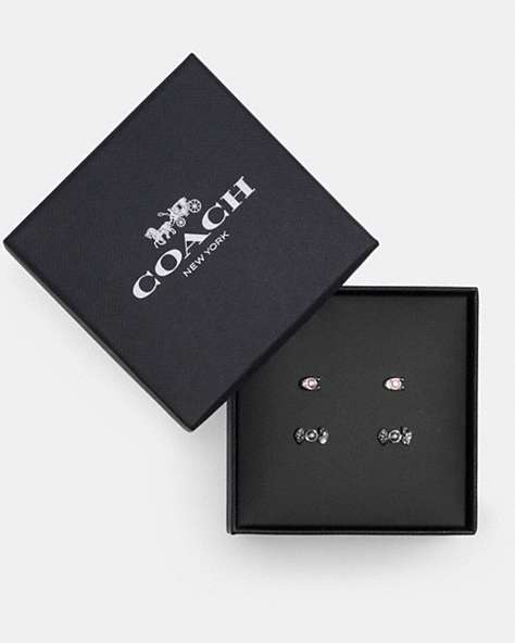 Candy And Bow Stud Earrings Set