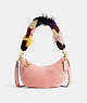 COACH®,MIRA SHOULDER BAG,Medium,Brass/Candy Pink,Front View