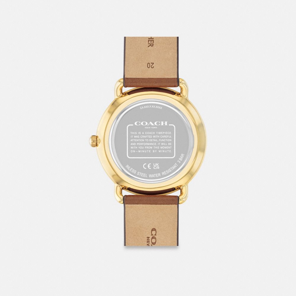 COACH®,エリオット ウォッチ・41MM,腕時計,ｻﾄﾞﾙ/ﾈｲﾋﾞｰ