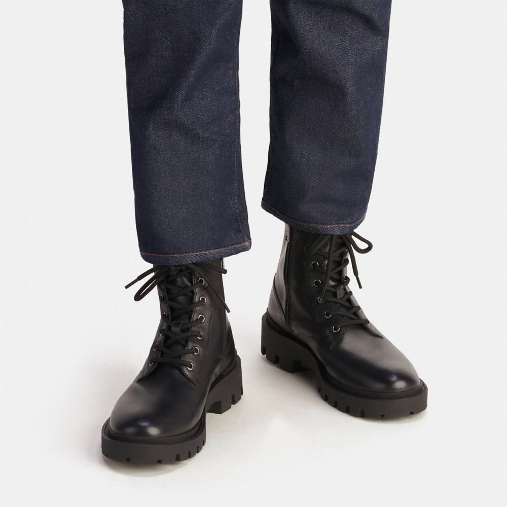 コーチ ブーツ Coach Citysole Leather Boots-