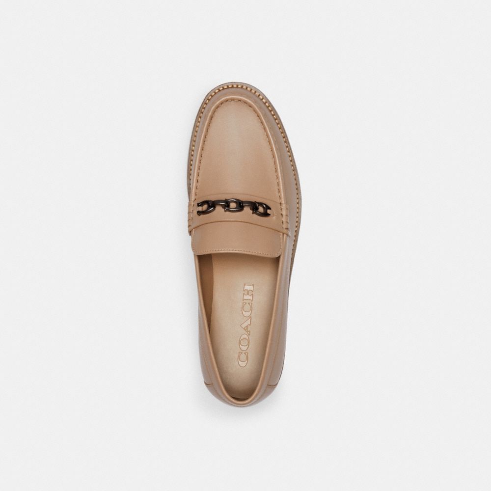 COACH®,FLÂNEUR BROOKS,Taupe,Inside View,Top View