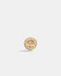 COACH®,14K GOLD COIN SINGLE STUD EARRING,14 K Gold,Gold,Front View