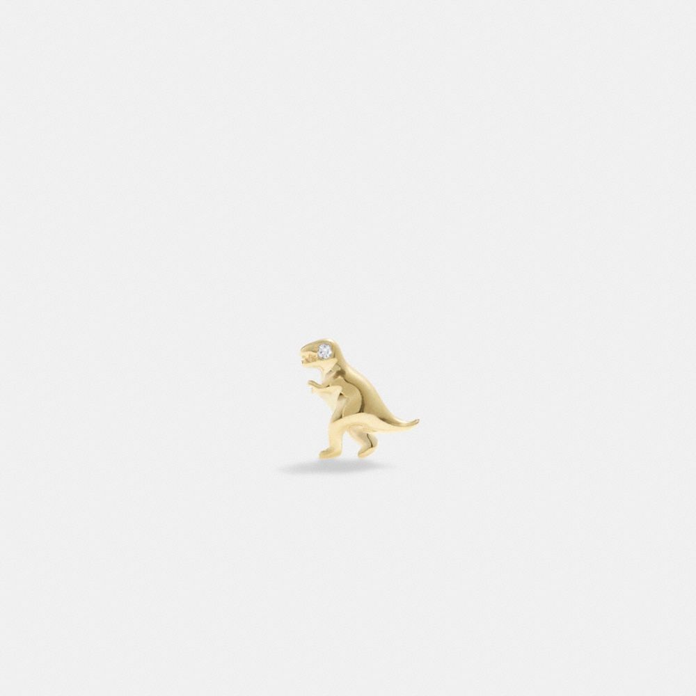 14k gold store dinosaur earrings