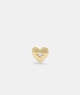 COACH®,14K GOLD HEART SINGLE STUD EARRING,14 K Gold,Gold,Front View