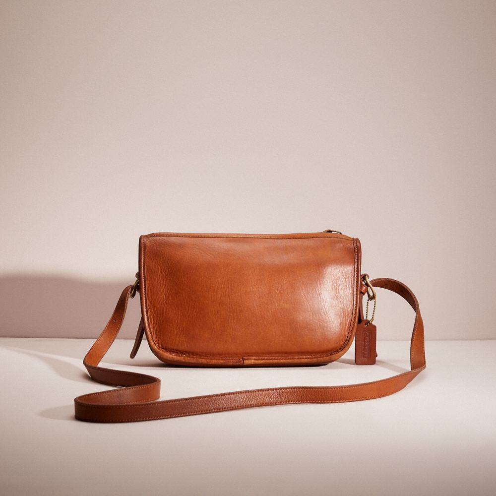 Leather crossbody hot sale bag coach