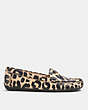 COACH®,MARLEY DRIVER WITH LEOPARD PRINT,Leopard,Angle View