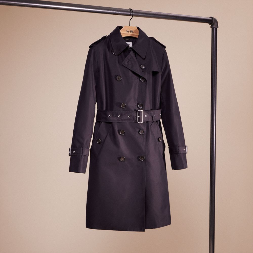 Black Restored Trench Coat