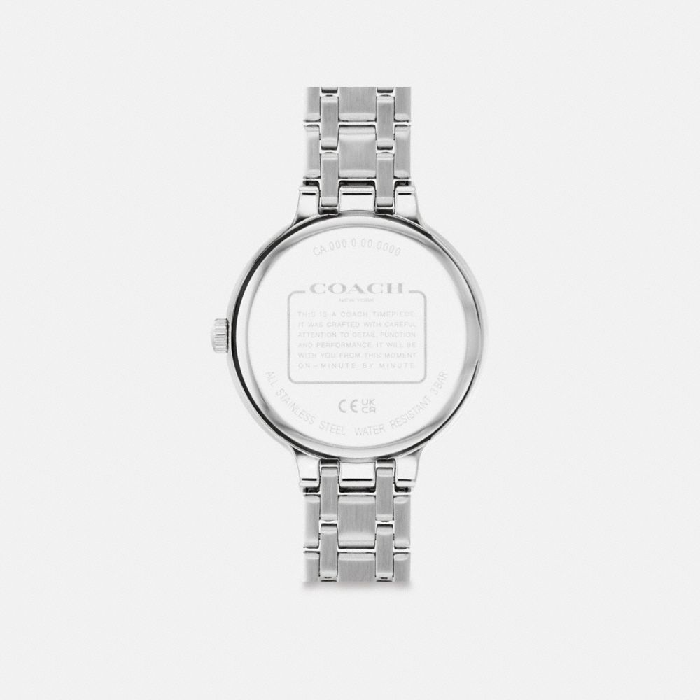 COACH®,MONTRE JOSIE, 34 MM,Arc-en-ciel,Back View