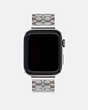 COACH®,APPLE WATCH® STRAP, 42MM AND 44MM,Stainless Steel,Front View