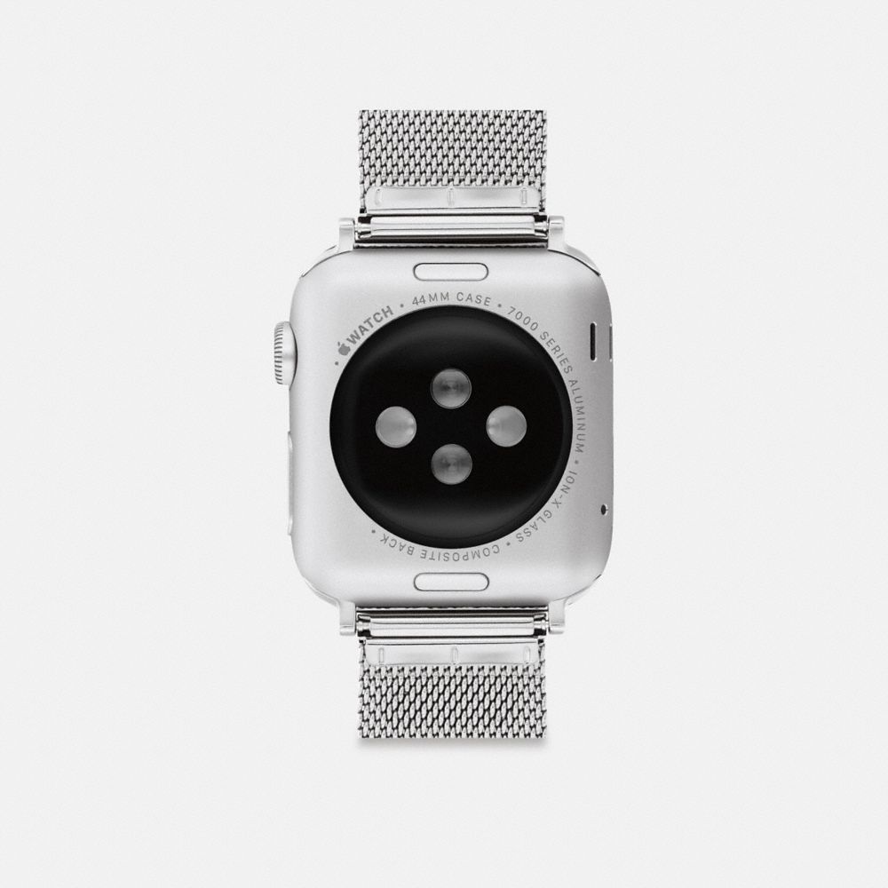 COACH®,APPLE WATCH® STRAP, 42MM AND 44MM,Stainless Steel,Back View